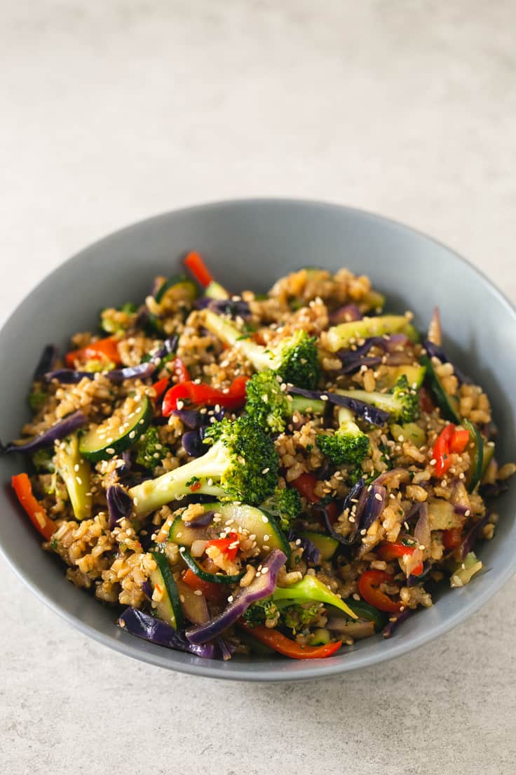 Wok de vegetales
